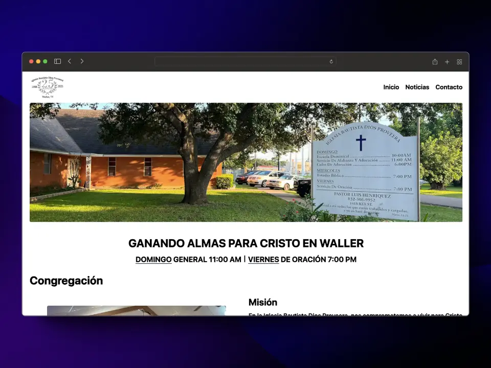 Preview for Iglesia Bautista Dios Proveera